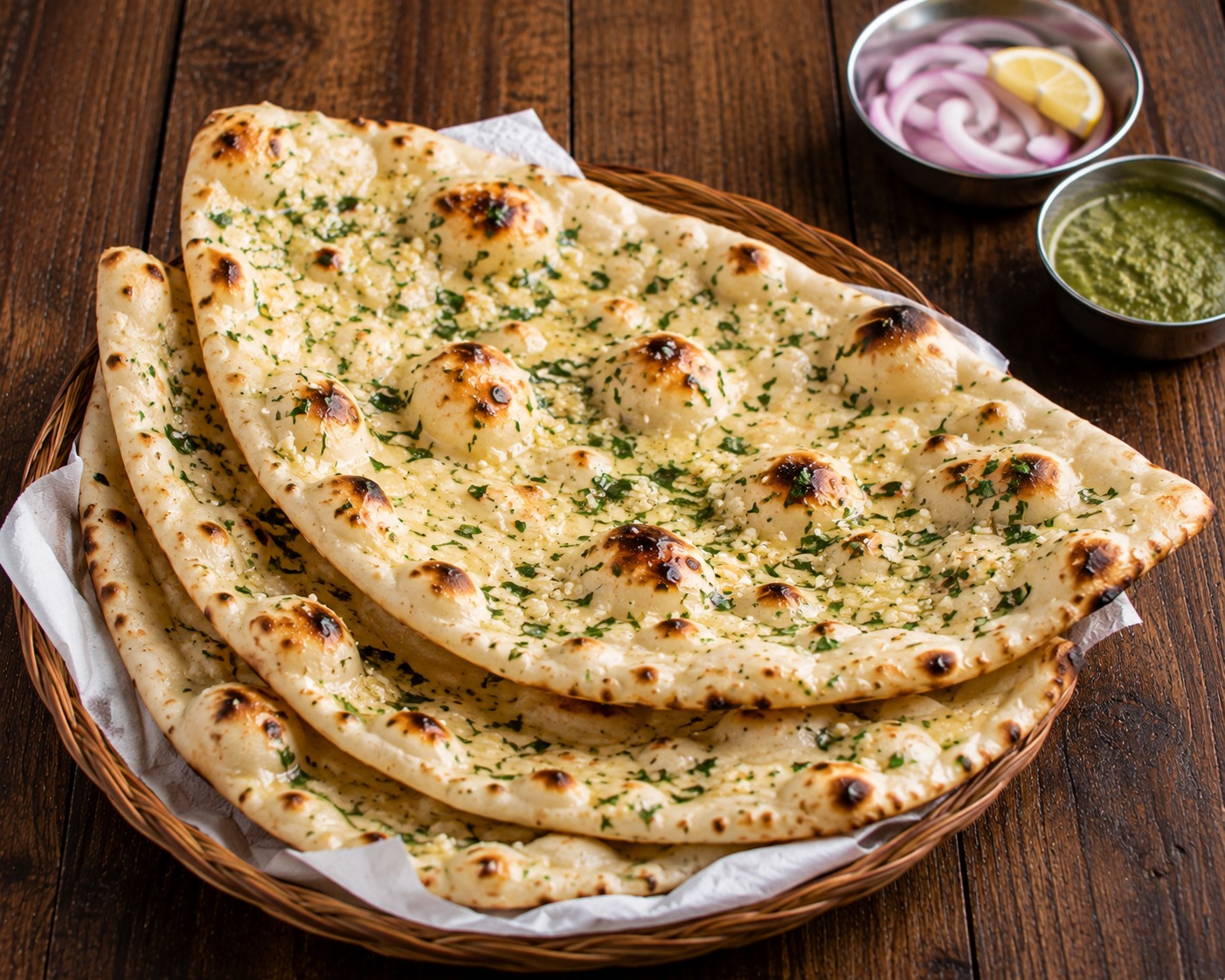 Cheese Garlic Naan